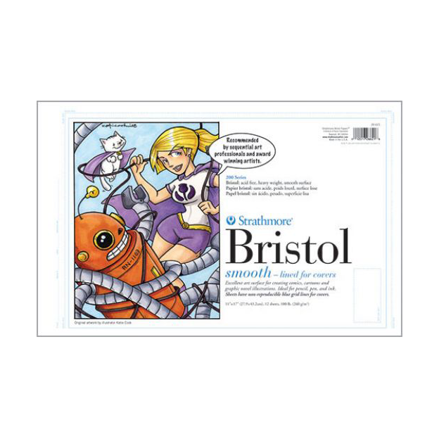 Strathmore Sequential Art Bristol Paper Series 500 11 x 17 2-Ply