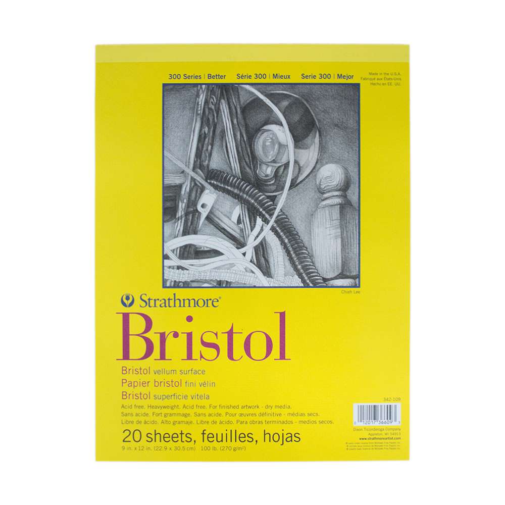 Bristol Vellum Surface 300 Paper by Strathmore - Multi Sizes