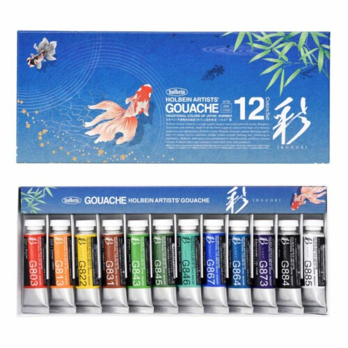Shinhan Art Premium Gouache Primary color Paint Set 15ml 24 Colors