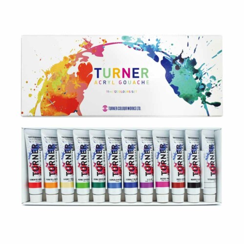 Colour swatch for Turner acryl gouache paints